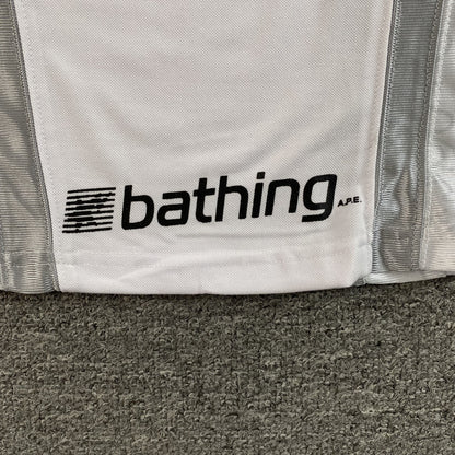 Remera Bape Multi Logo Soccer Jersey Blanca