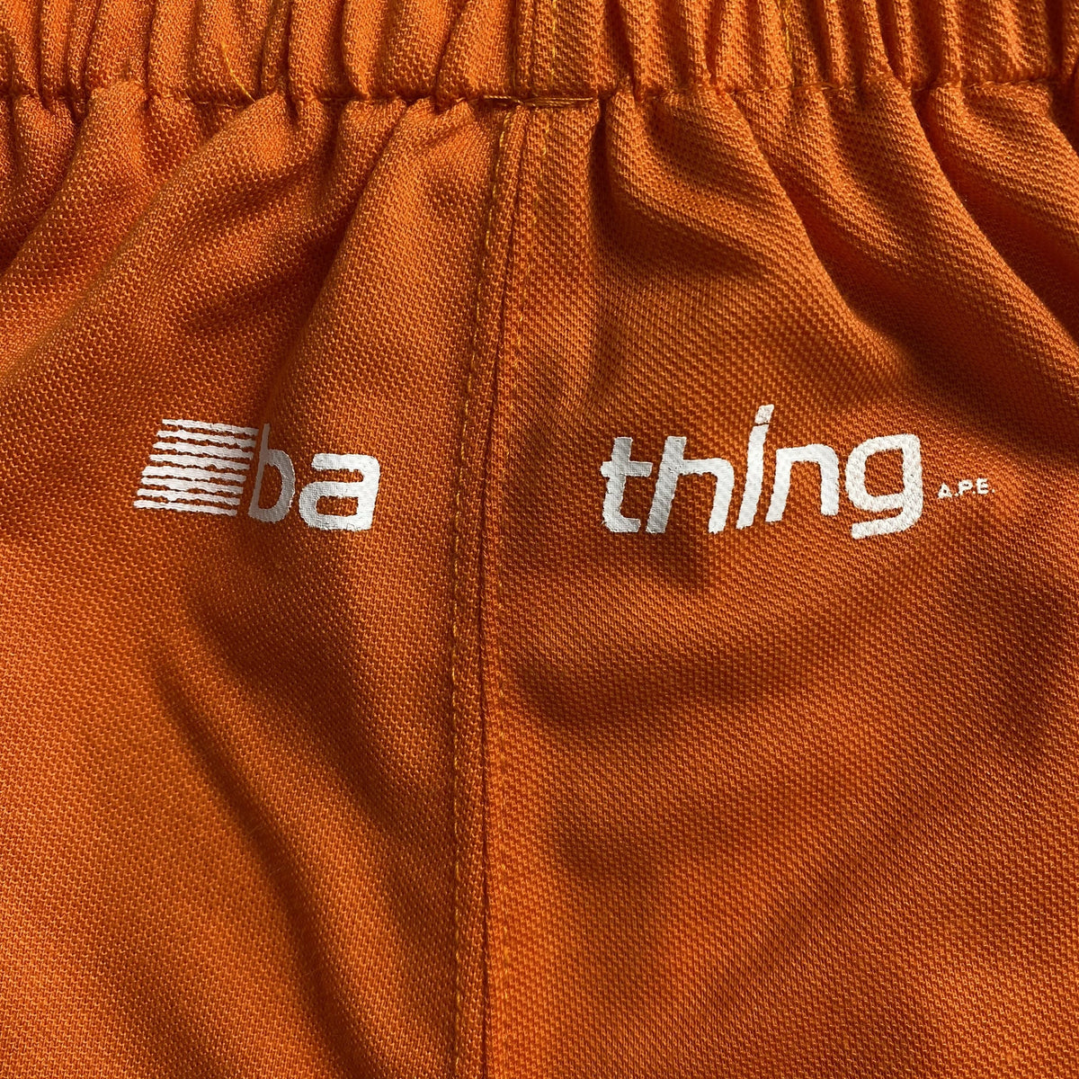 Short Bape Multi Logo Soccer Naranja