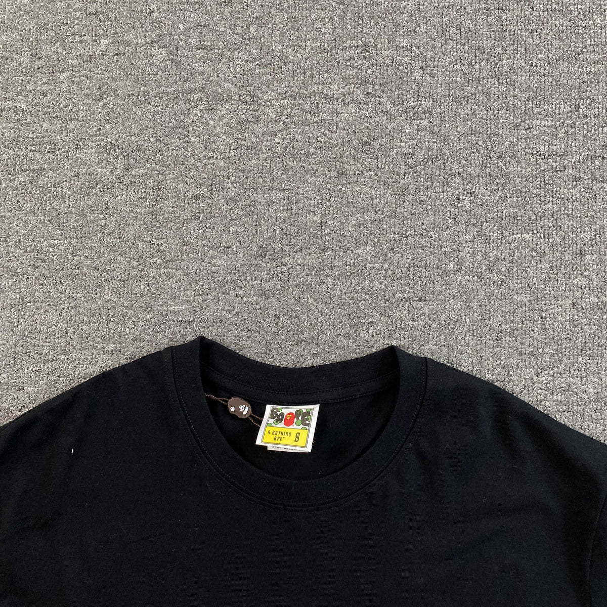 Remera Bape Neon Tokyo Big Ape Head Negra