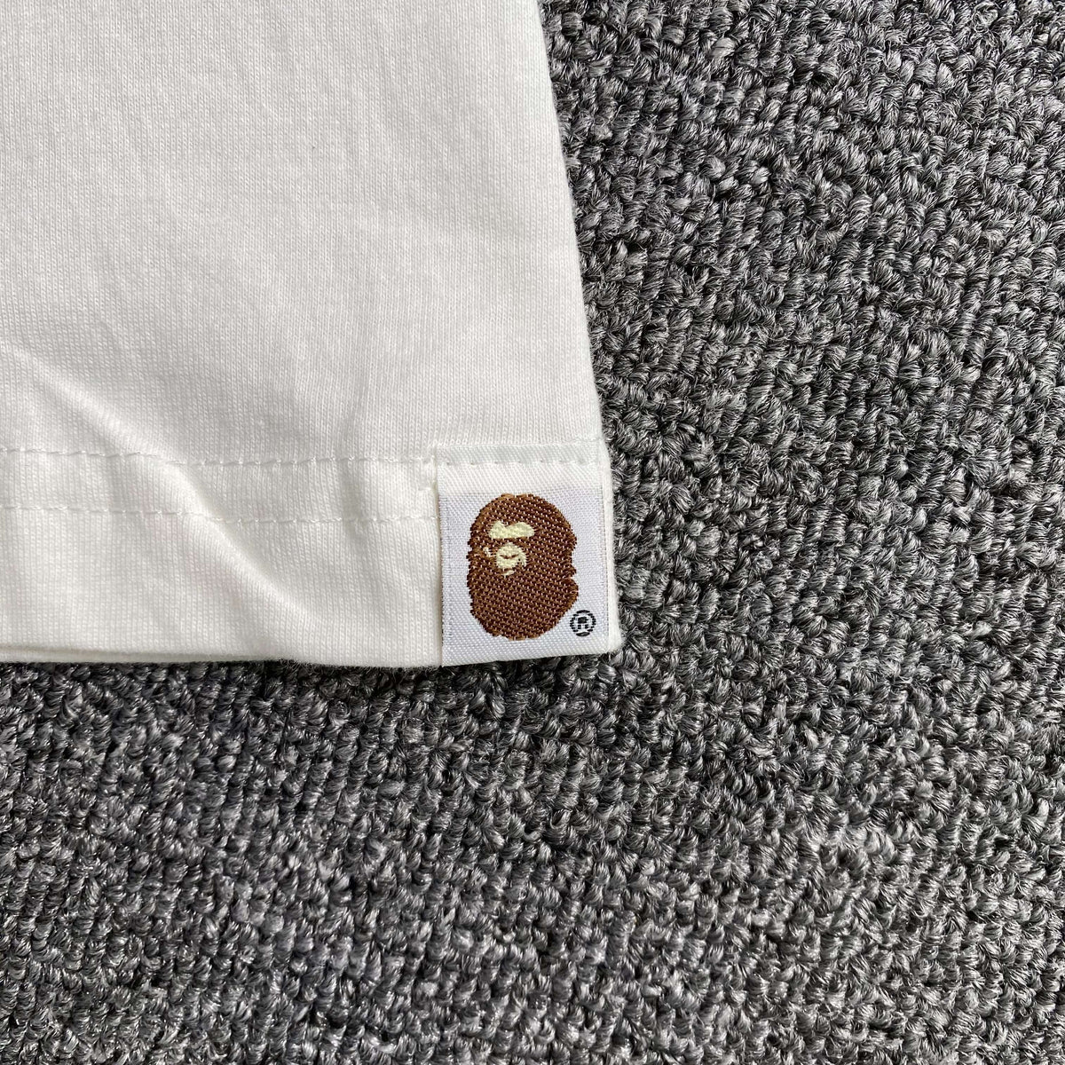 Remera Bape Neon Tokyo Big Ape Head Blanca