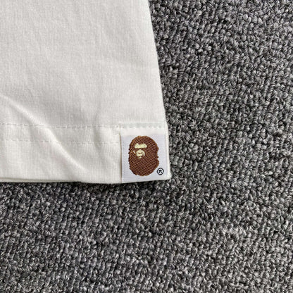 Remera Bape Neon Tokyo Big Ape Head Blanca