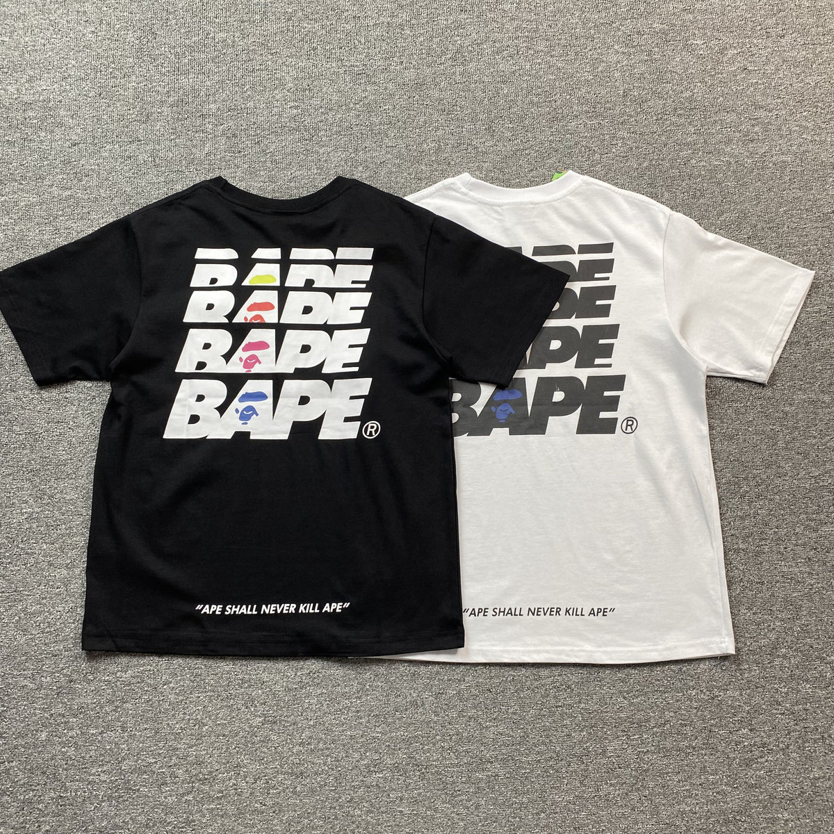 Remera Bape Reflex Negra
