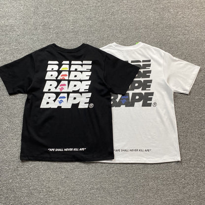 Remera Bape Reflex Negra