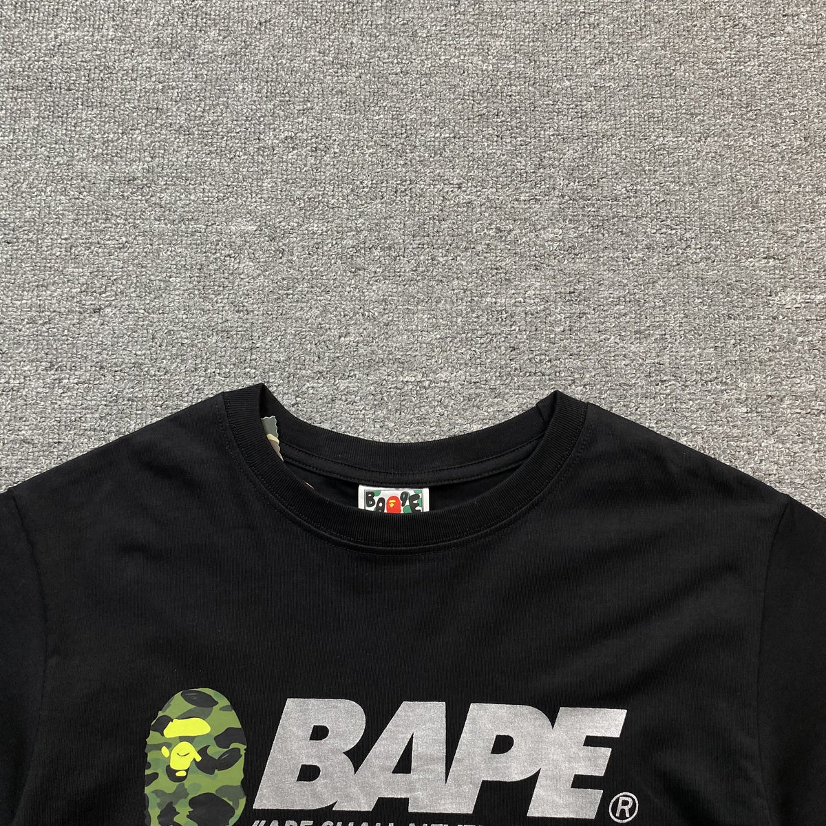 Remera Bape Reflex Negra