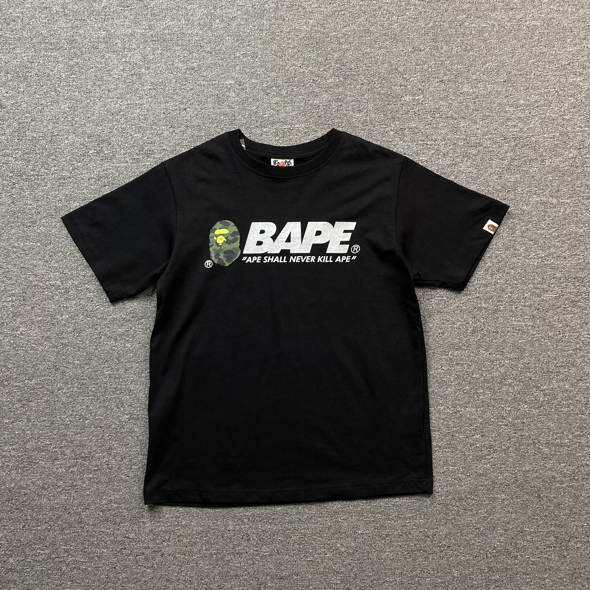 Remera Bape Reflex Negra