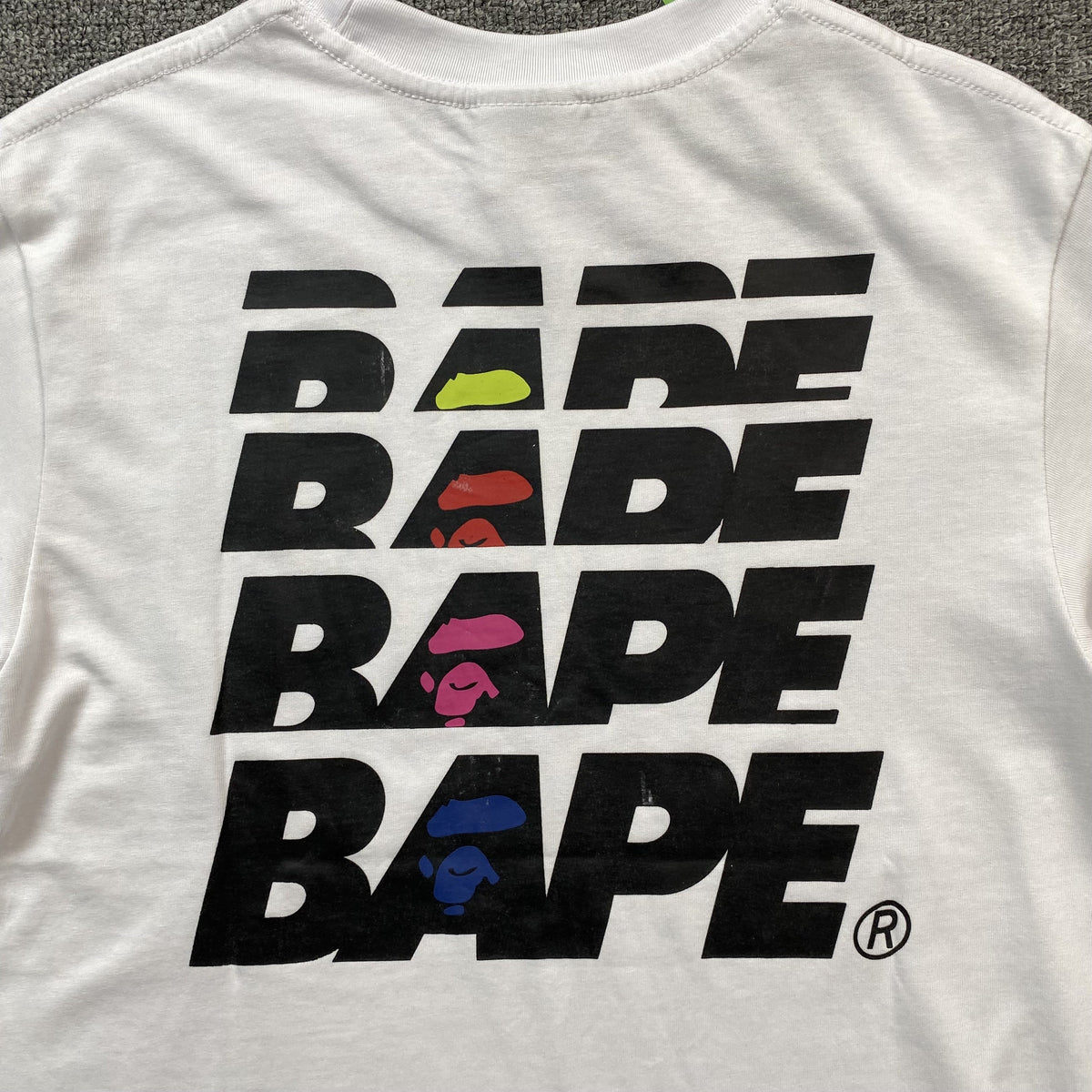Remera Bape Reflex Blanca
