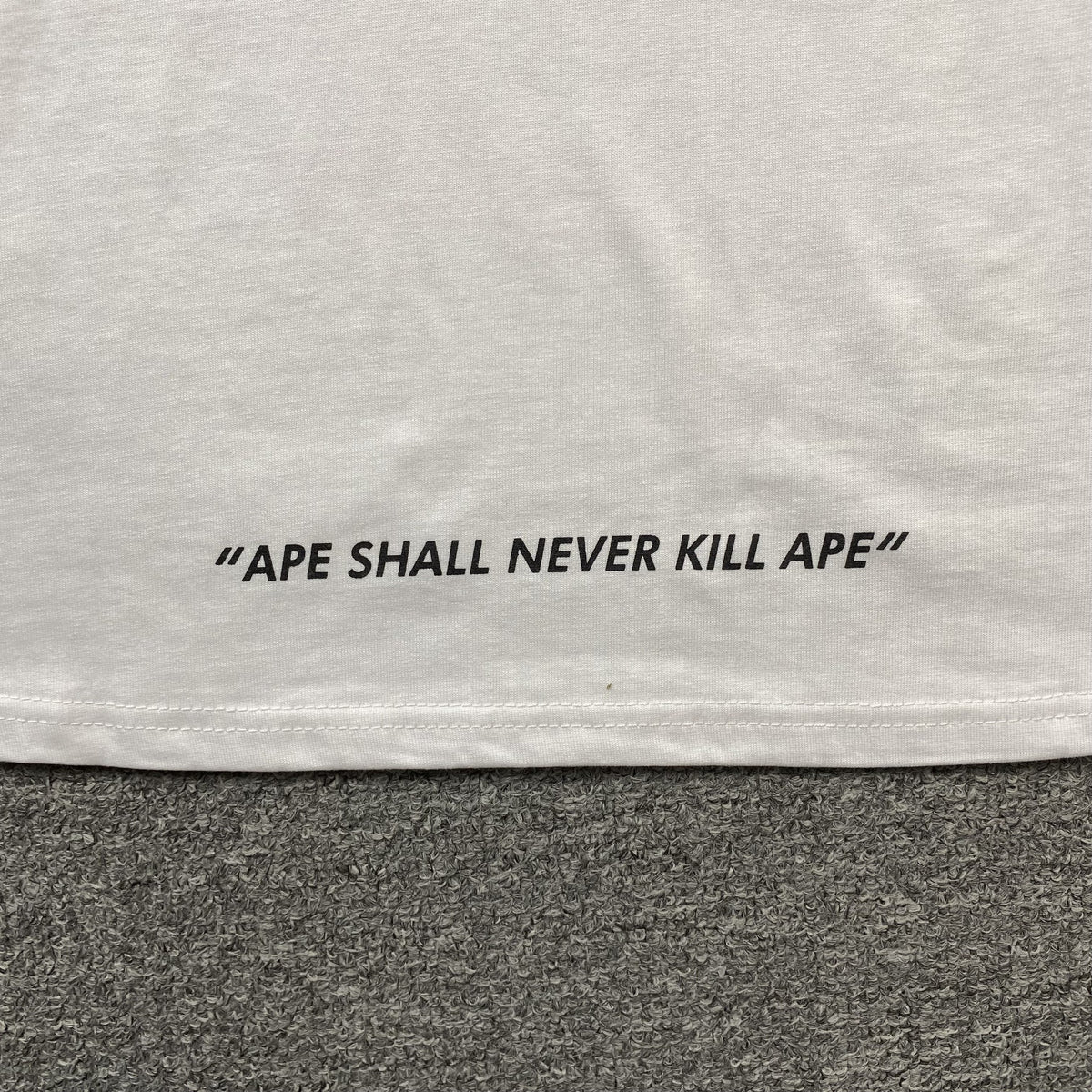 Remera Bape Reflex Blanca