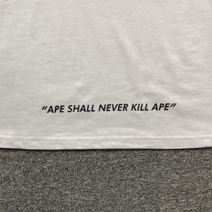 Remera Bape Reflex Blanca