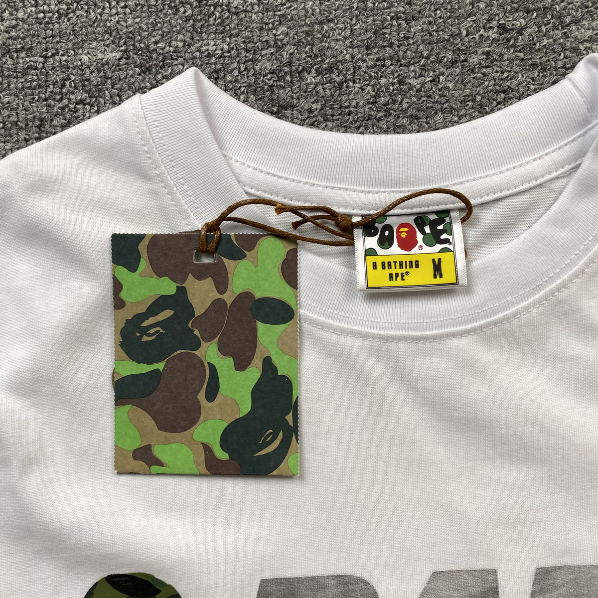 Remera Bape Reflex Blanca