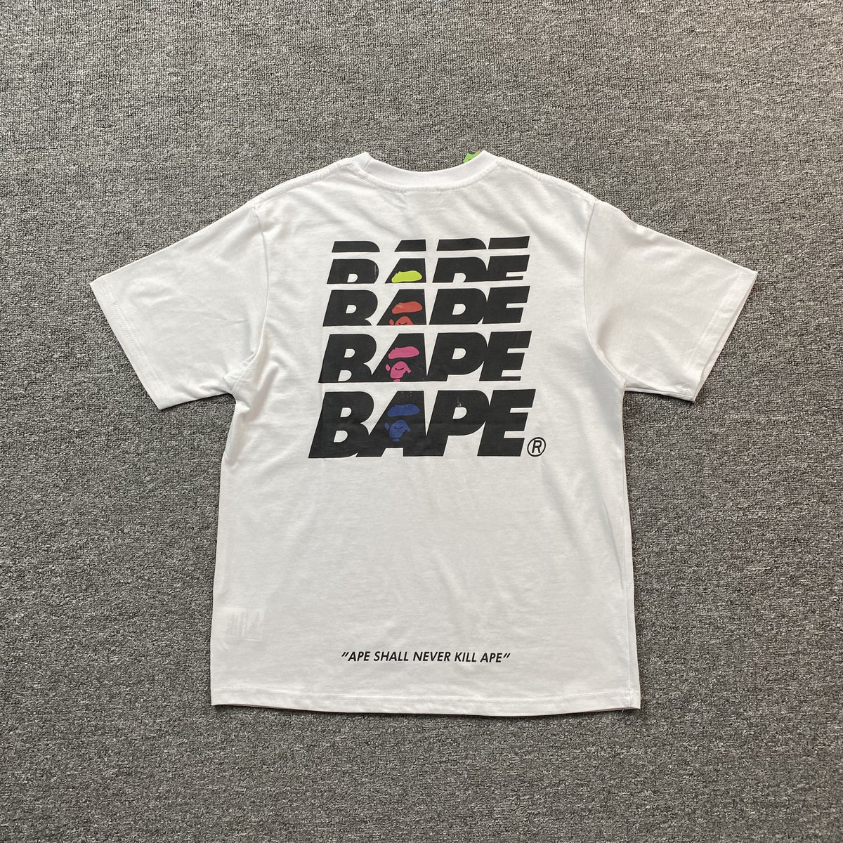 Remera Bape Reflex Blanca