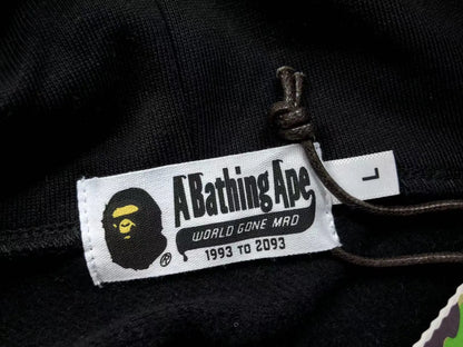 Campera Bape Shark Full Zip Buzo Negro