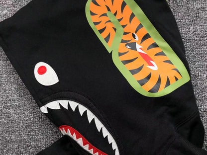 Campera Bape Shark Full Zip Buzo Negro