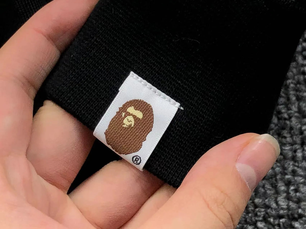 Campera Bape Shark Full Zip Buzo Negro