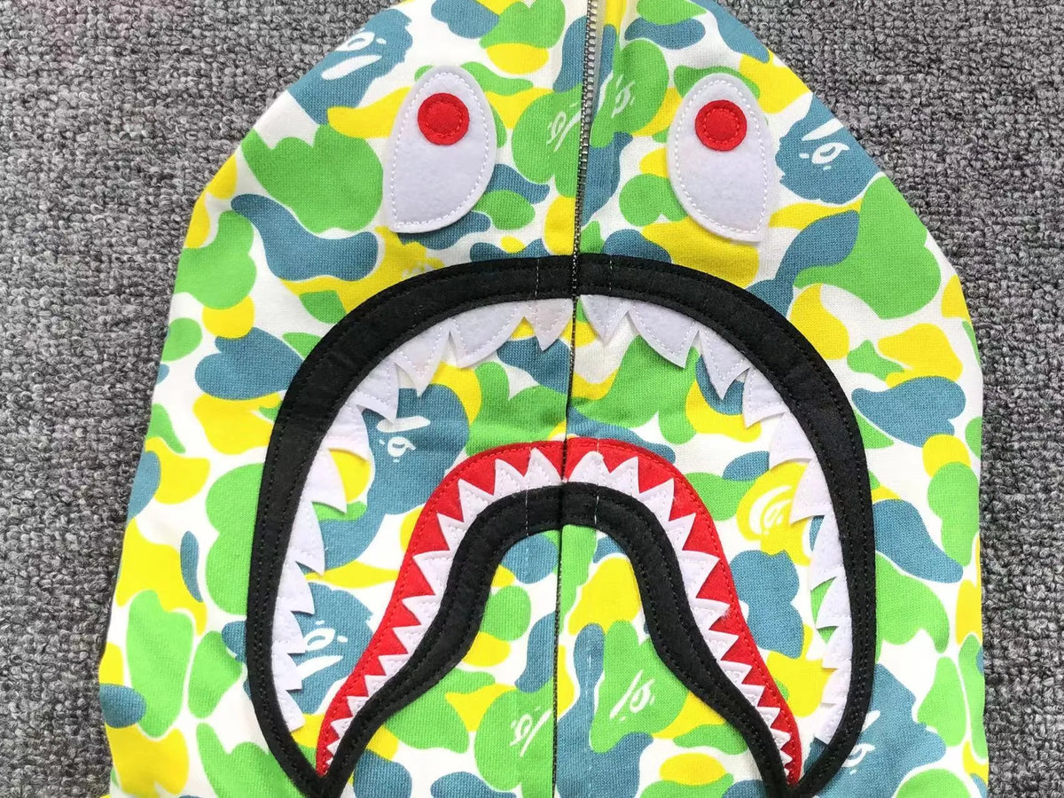 Campera Bape Shark Hk Central Limited Full Zip