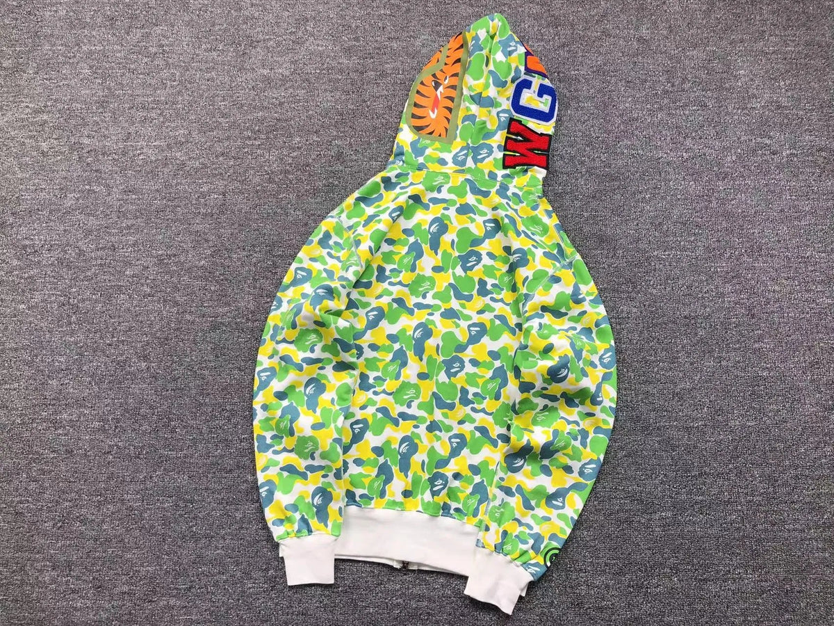 Campera Bape Shark Hk Central Limited Full Zip