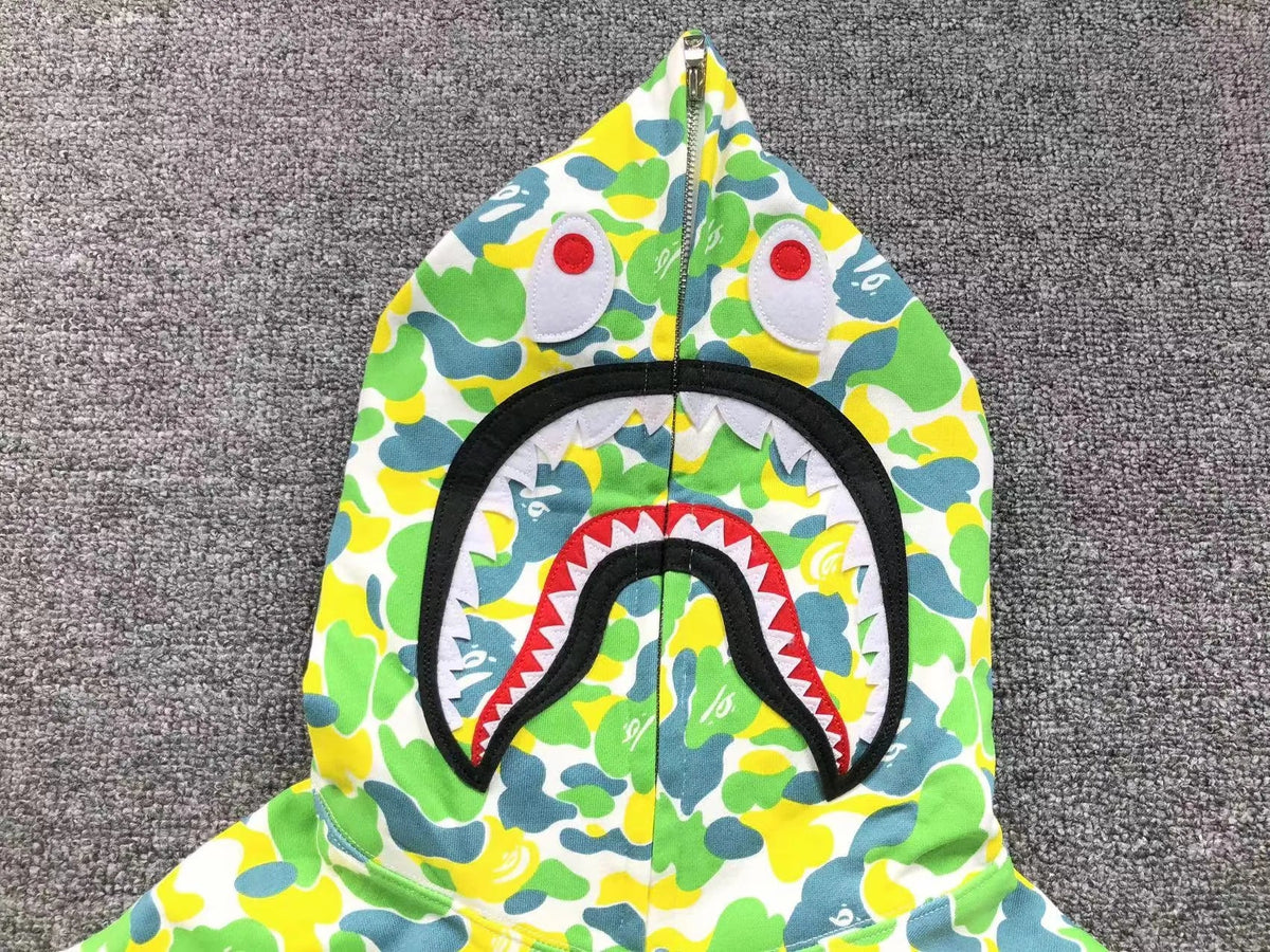 Campera Bape Shark Hk Central Limited Full Zip