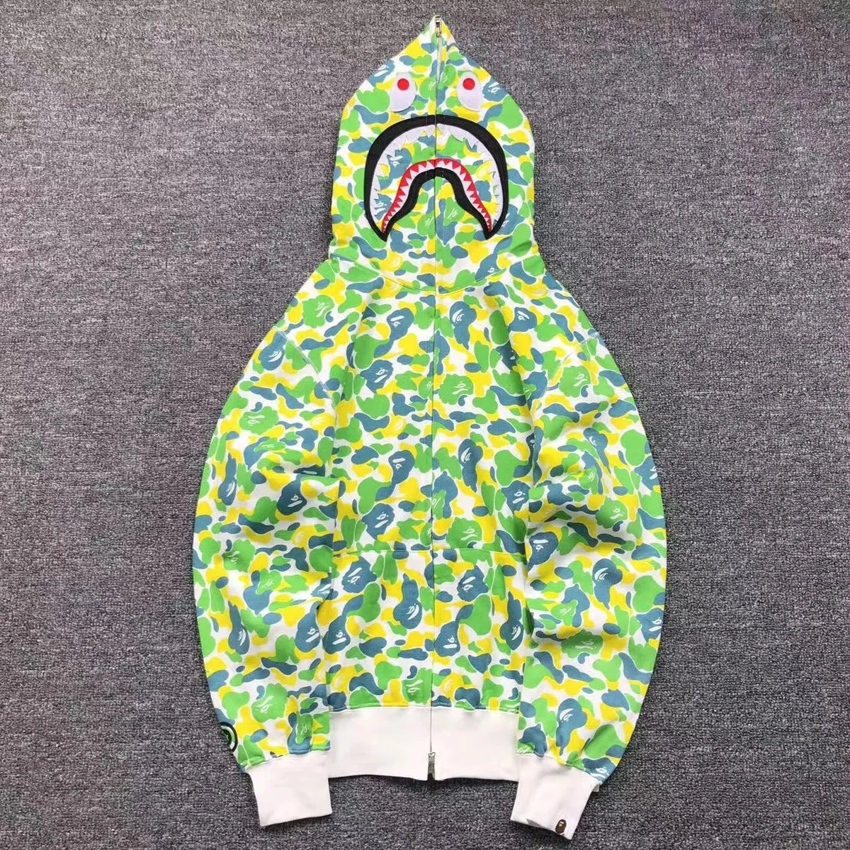 Campera Bape Shark Hk Central Limited Full Zip