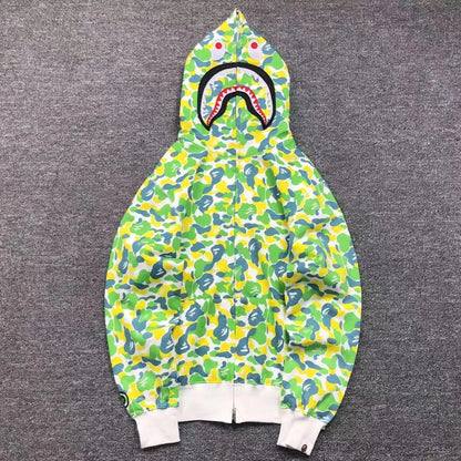 Campera Bape Shark Hk Central Limited Full Zip
