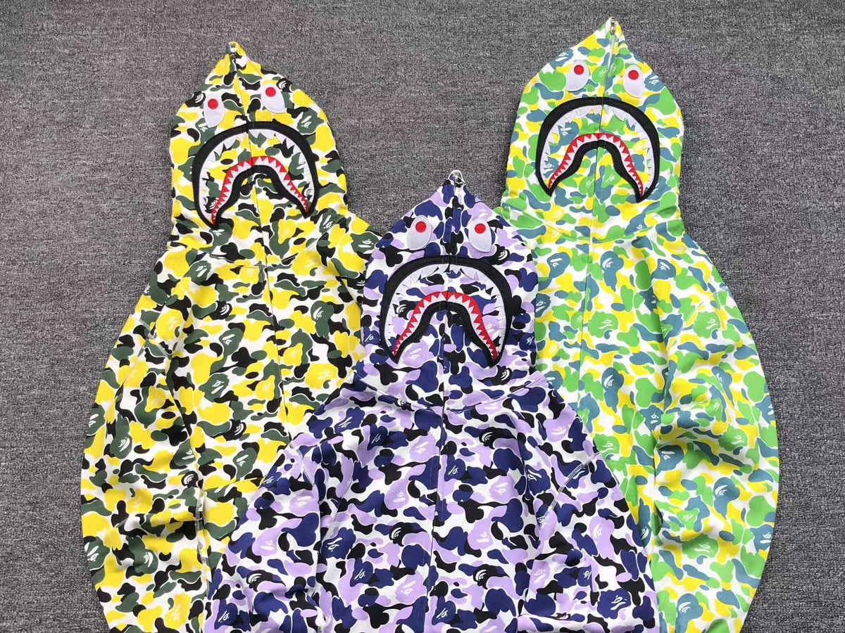 Campera Bape Shark Ozaka Limited Full Zip