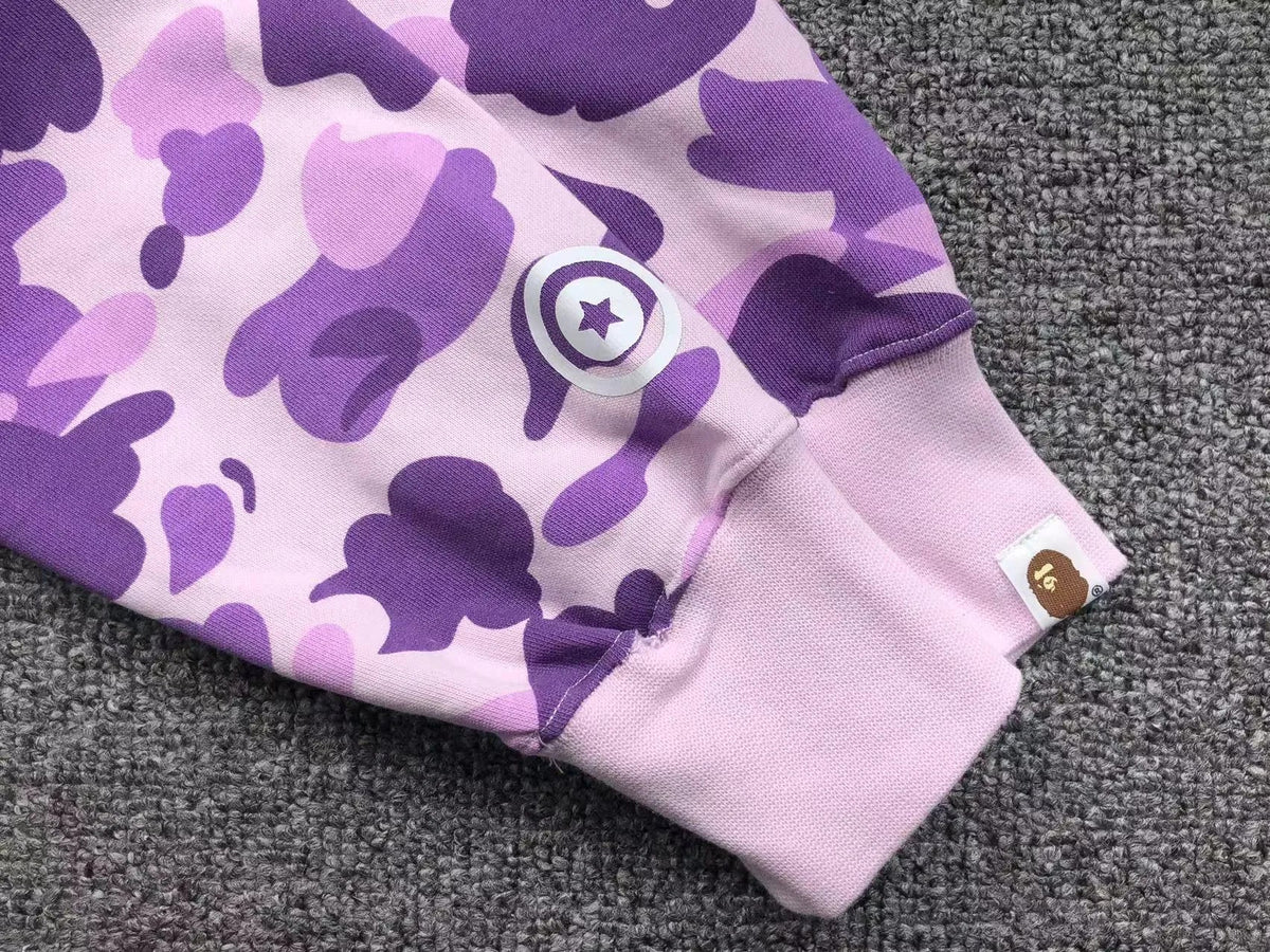 Campera Bape Shark Taipei Limited Full Zip Violeta