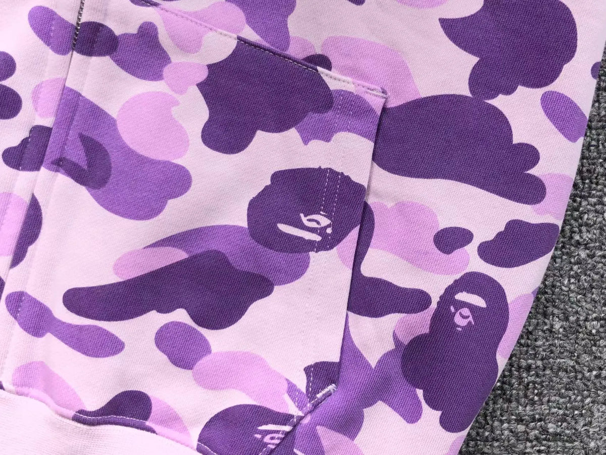 Campera Bape Shark Taipei Limited Full Zip Violeta