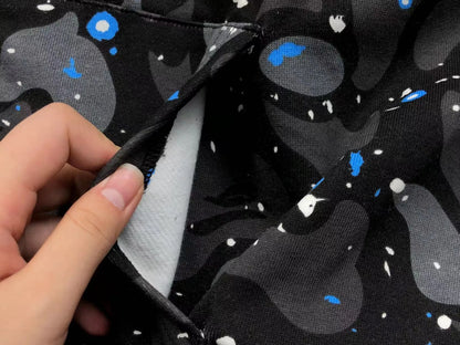 Campera Bape Space Camo Shark Full Zip Double Negra