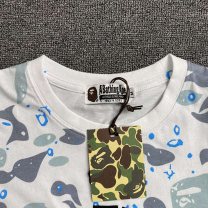 Remera Bape Space Camo Blanca