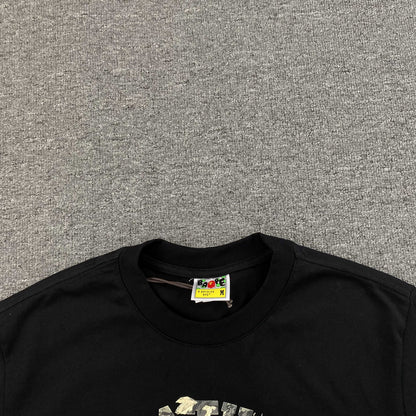 Remera Bape Tree Edge Camo Negra