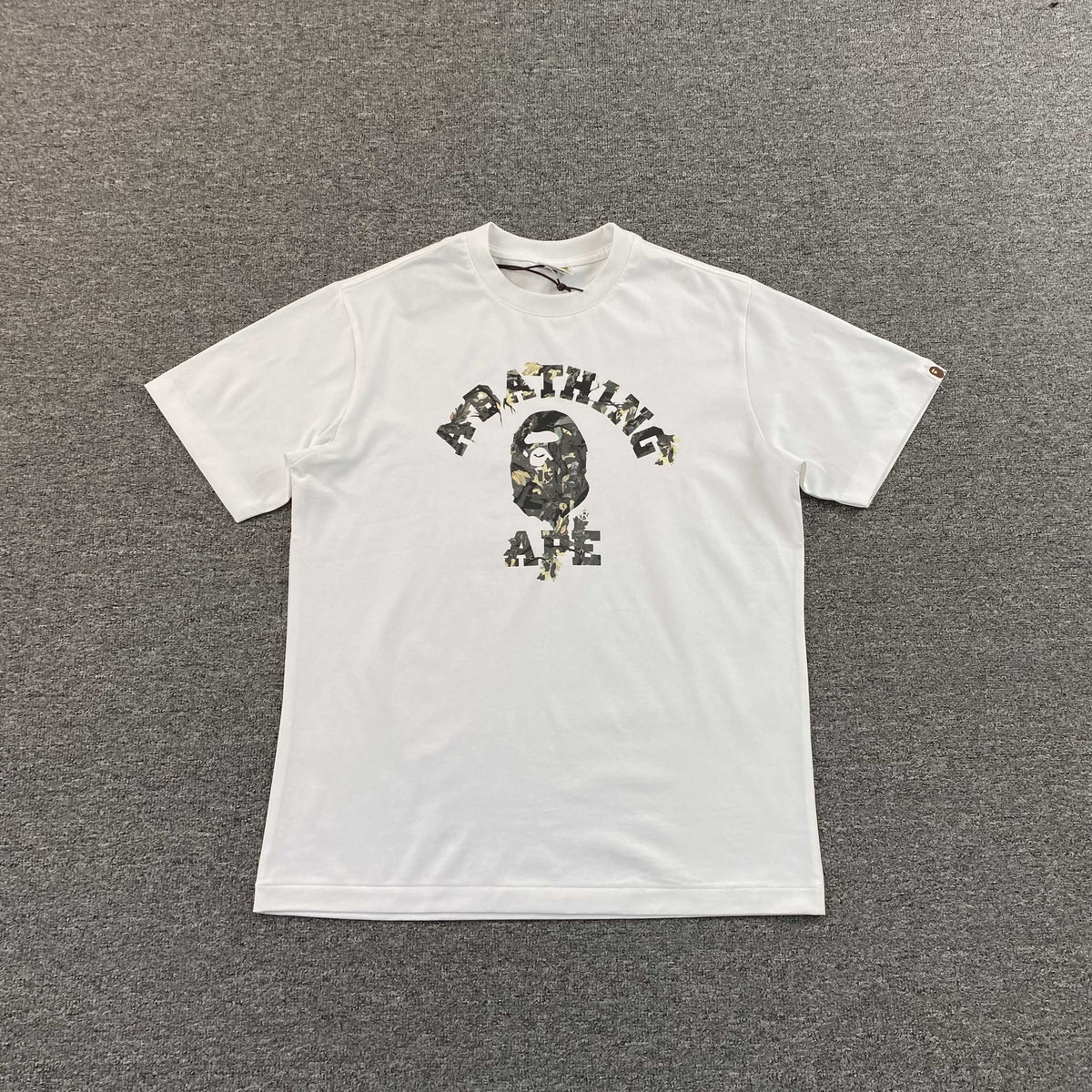Remera Bape Tree Edge Camo Blanca