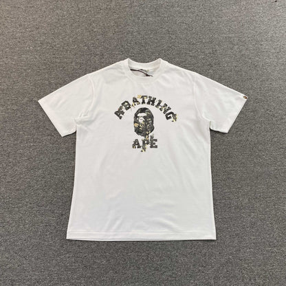 Remera Bape Tree Edge Camo Blanca