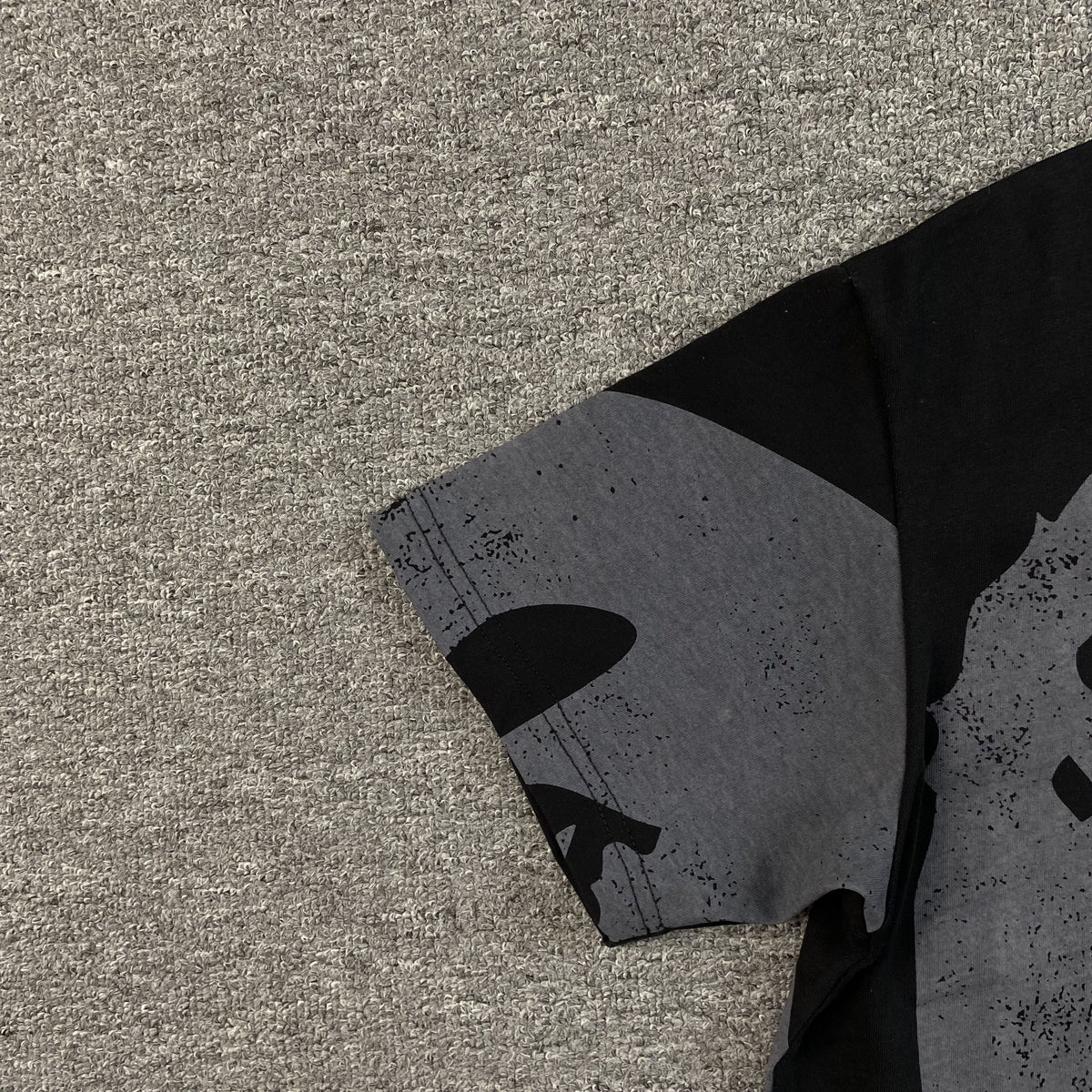 Remera Bape Water Print Ape Head Negra