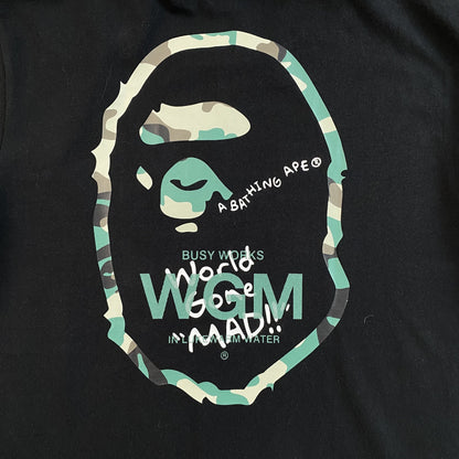Remera Bape Woodland Camo WGM Negra