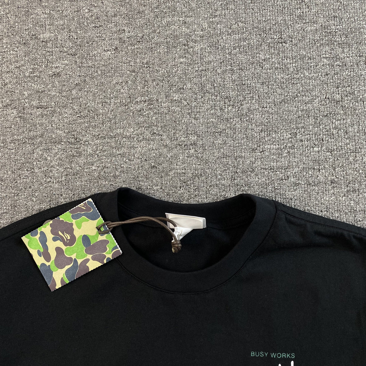 Remera Bape Woodland Camo WGM Negra