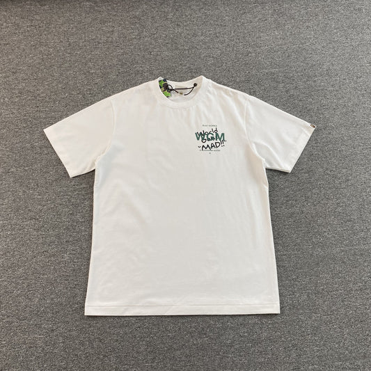 Remera Bape Woodland Camo WGM Blanca
