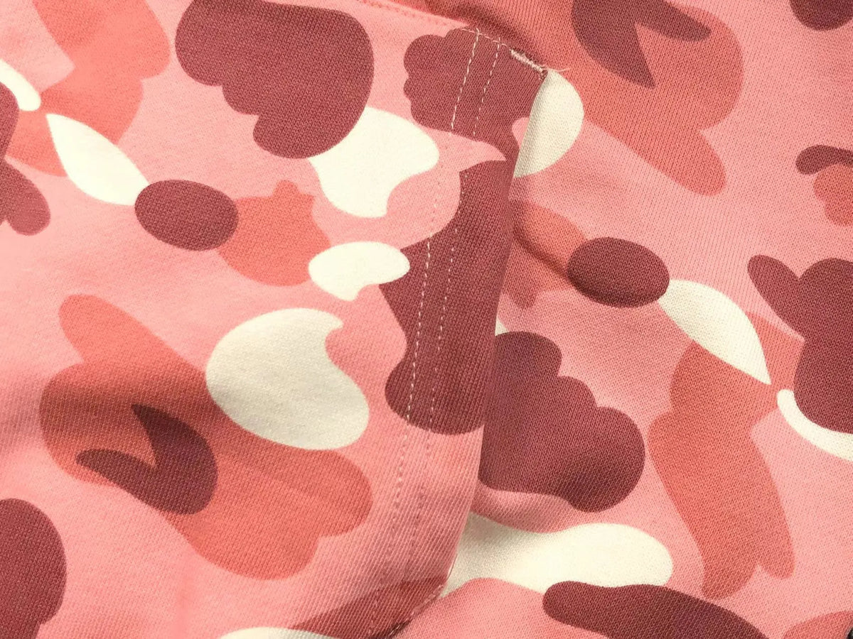 Campera Bape X Barbie Dot Camo Shark Full Zip Rosa