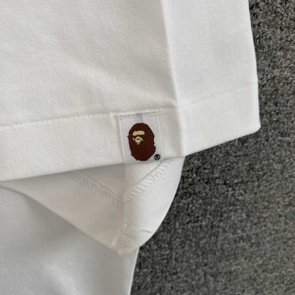 Remera Bape x Burberry Blanca