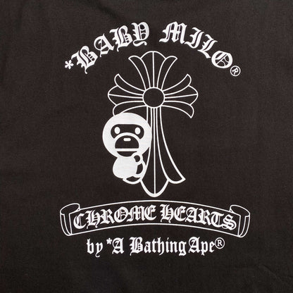 Remera Bape x Chrome Hearts Negra
