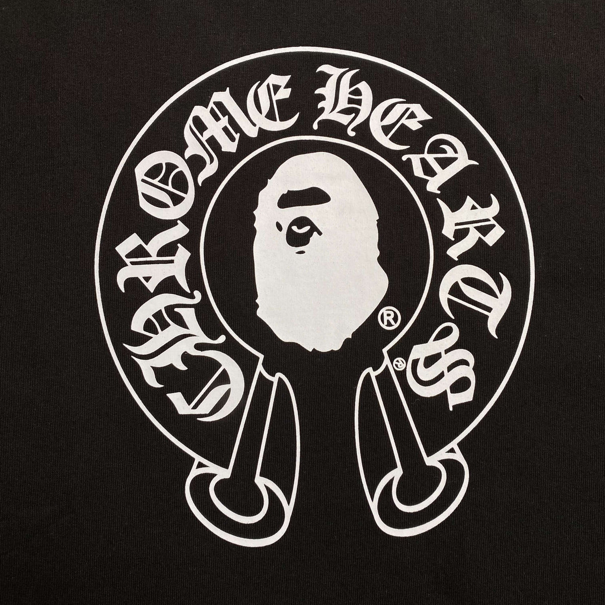 Remera Bape x Chrome Hearts Negra