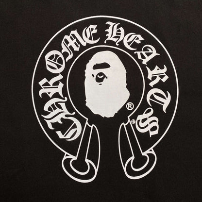 Remera Bape x Chrome Hearts Negra