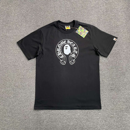 Remera Bape x Chrome Hearts Negra