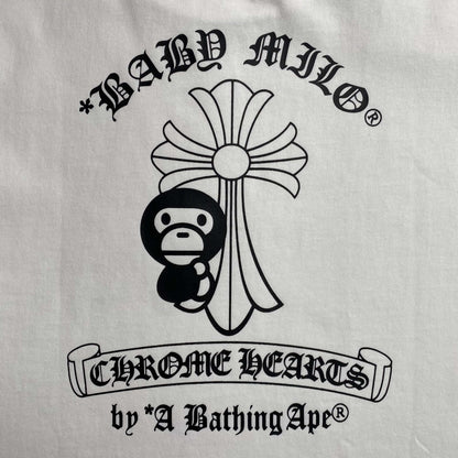 Remera Bape x Chrome Hearts Blanca