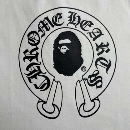 Remera Bape x Chrome Hearts Blanca