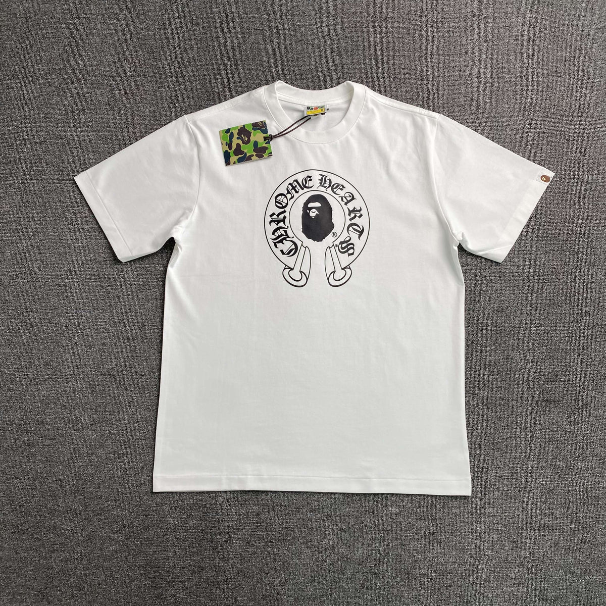 Remera Bape x Chrome Hearts Blanca