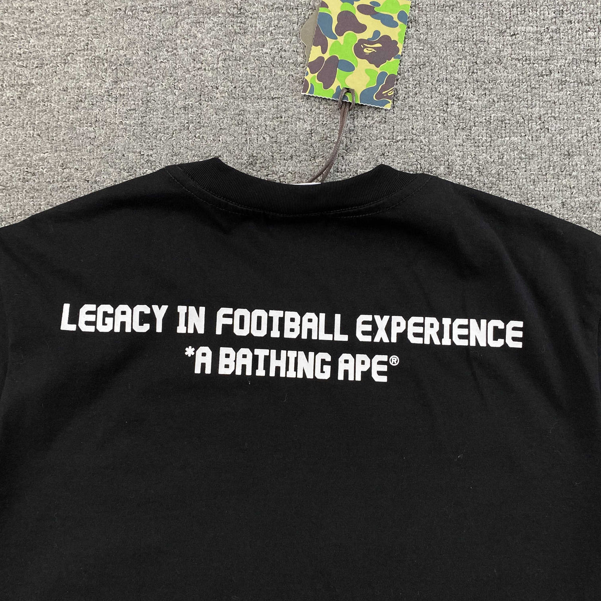 Remera Bape x CR7Life Big Ape Head Negra