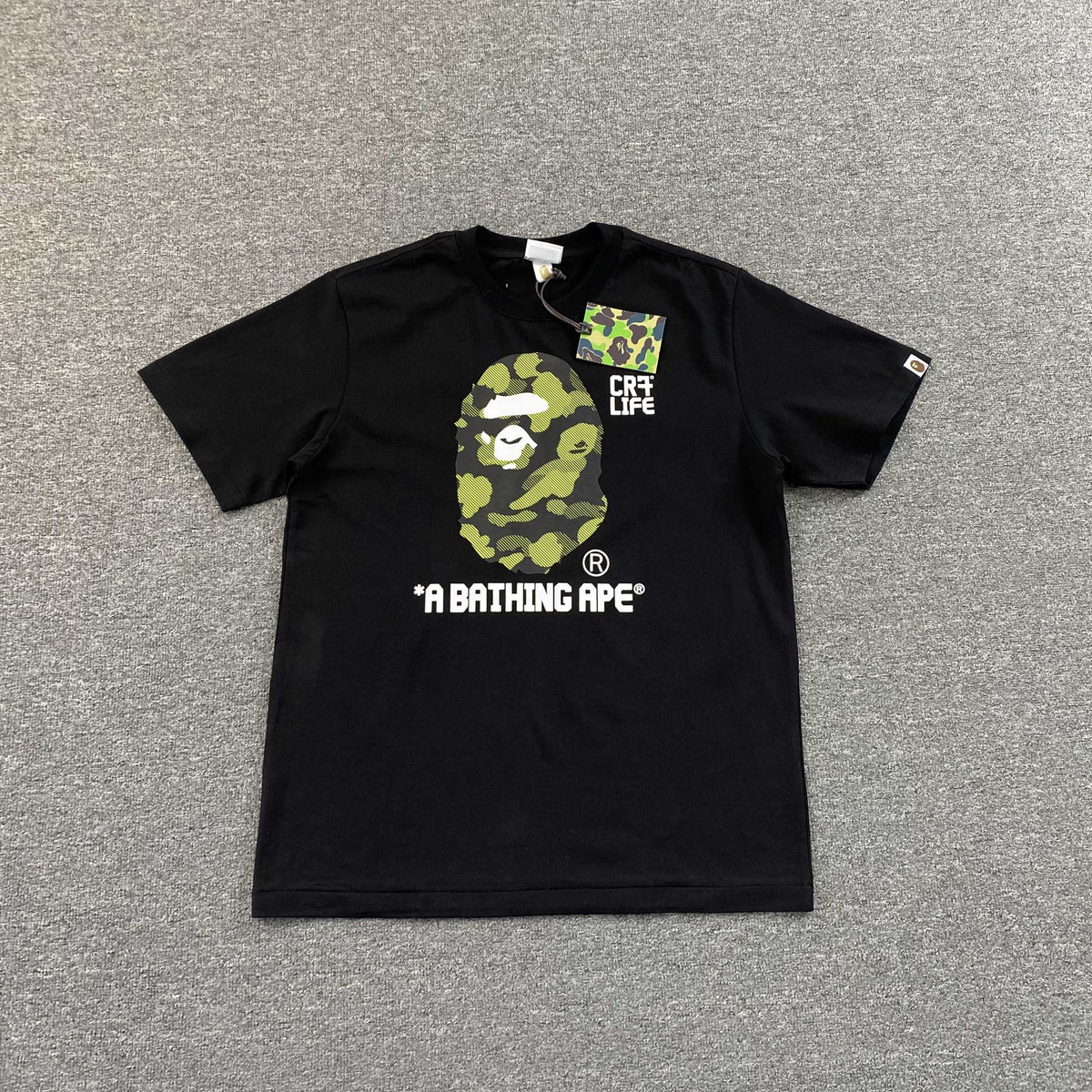 Remera Bape x CR7Life Big Ape Head Negra