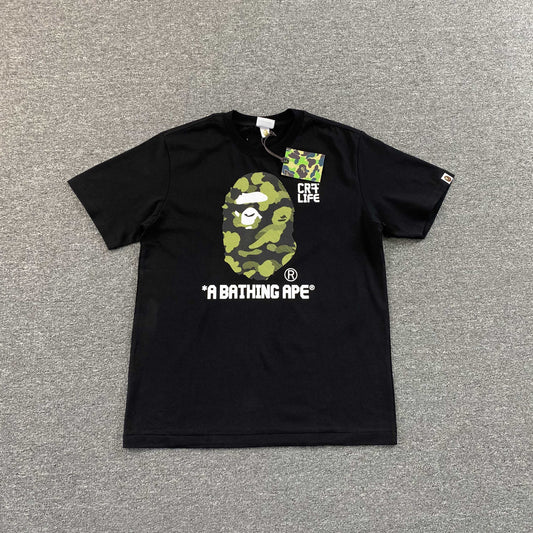 Remera Bape x CR7Life Big Ape Head Negra