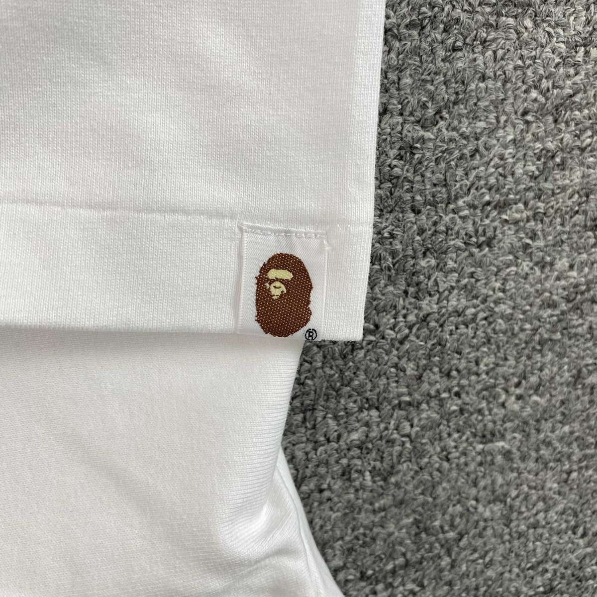 Remera Bape x CR7Life Big Ape Head Blanca
