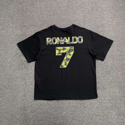 Remera Bape x CR7Life Ronaldo 7 Negra