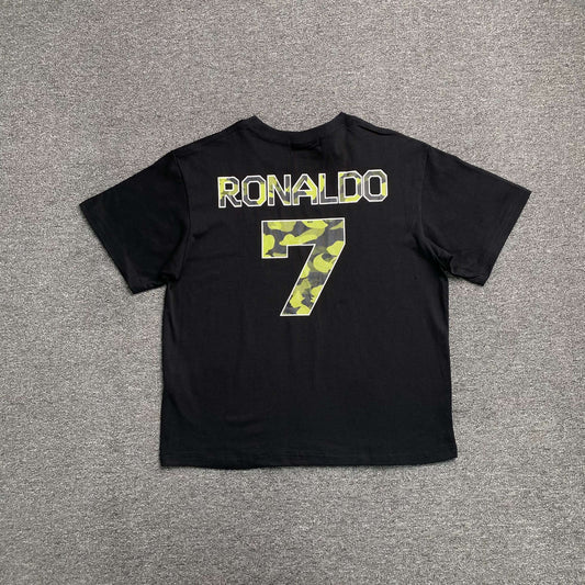 Remera Bape x CR7Life Ronaldo 7 Negra