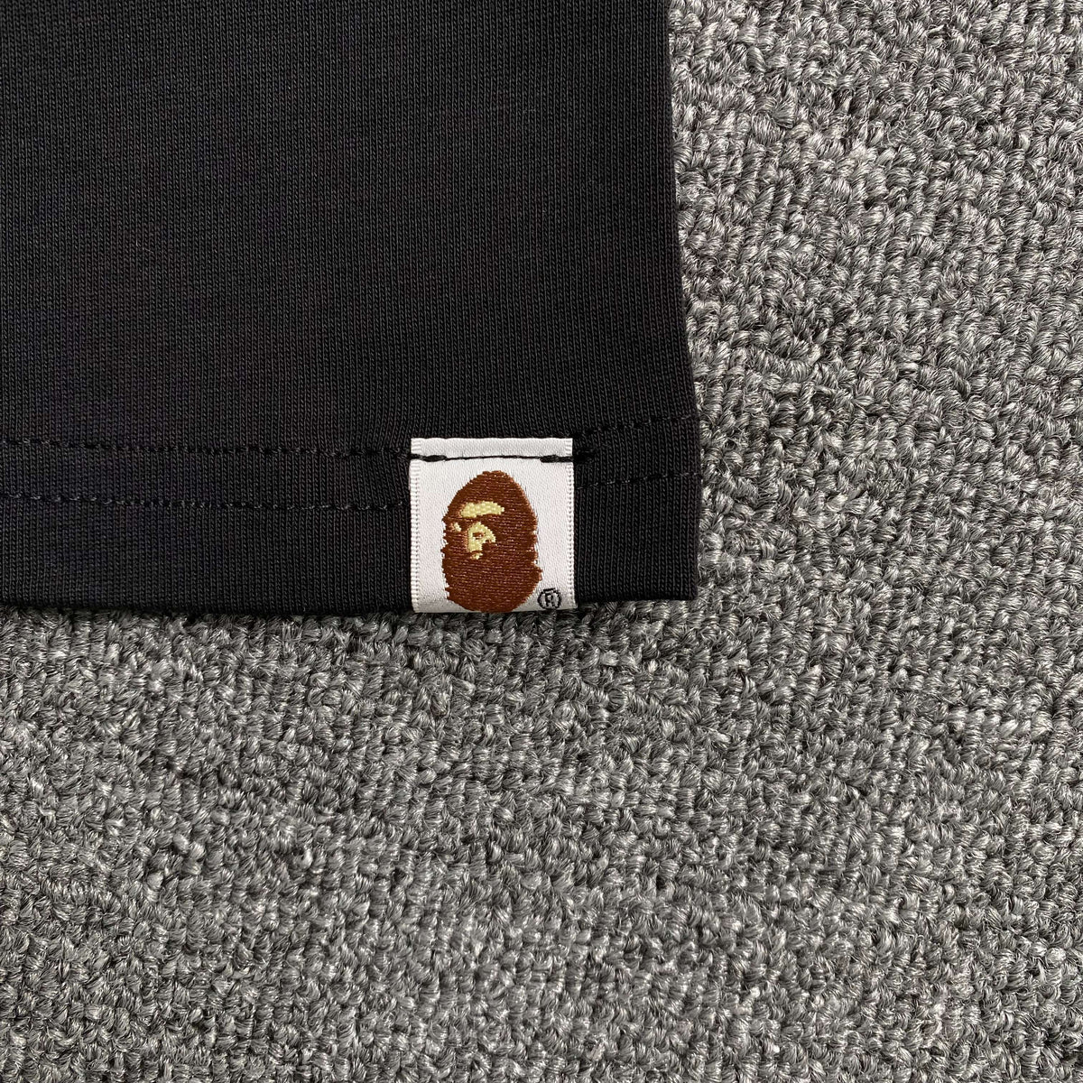 Remera Bape x CR7Life Ronaldo 7 Negra